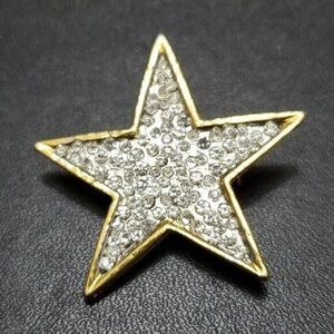 Multi tone star brooch